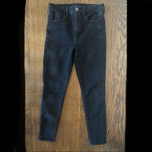 AMERICAN EAGLE Curvy Super High-Rose Jeggings